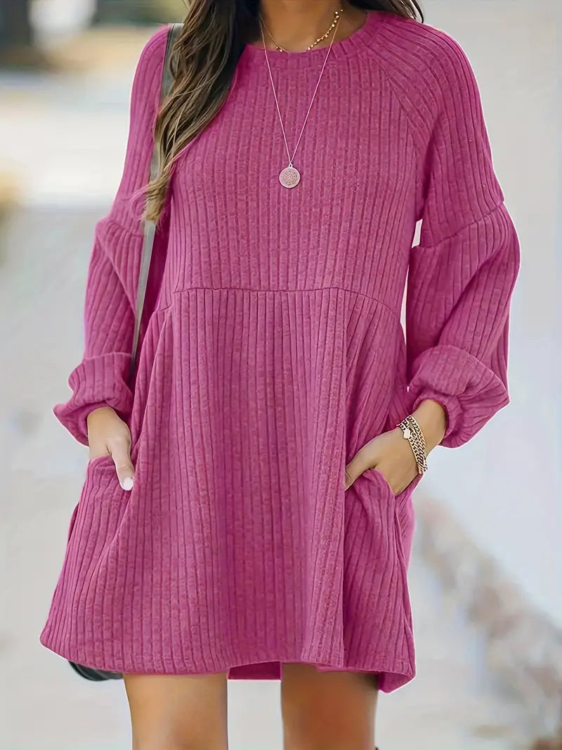 Casual Winter Mini Dress for Women