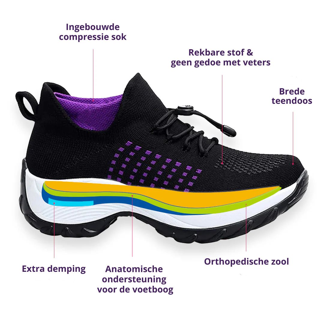 LilacLuxe™ Pain-Relieving Sneakers