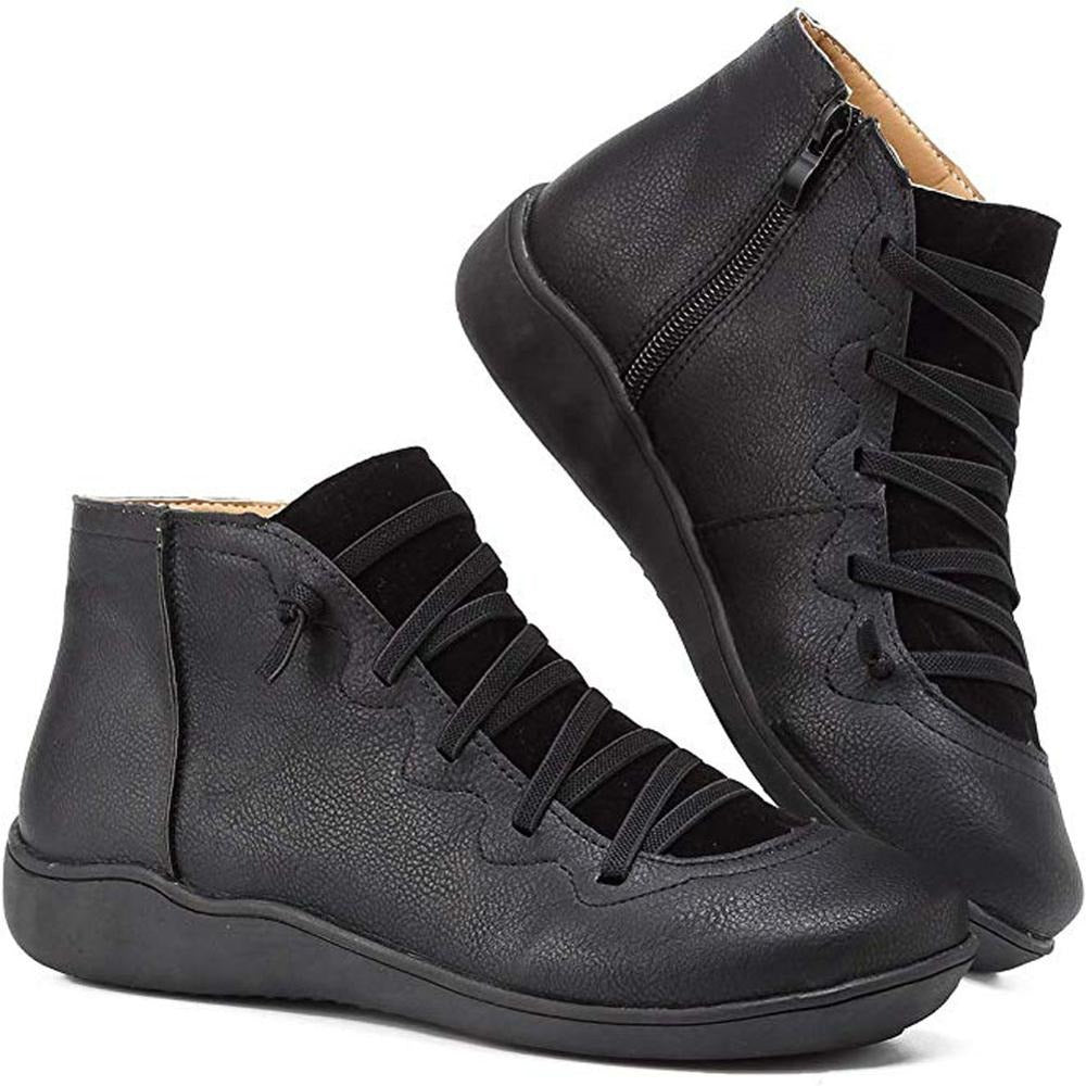 Women's casual lace-up ankle boots