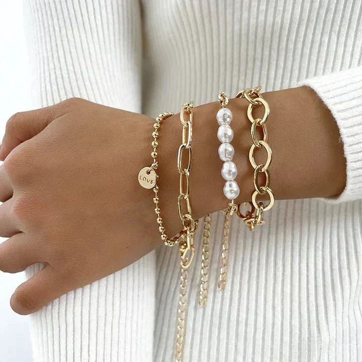 GOLD PEARL BRACELET PACKS