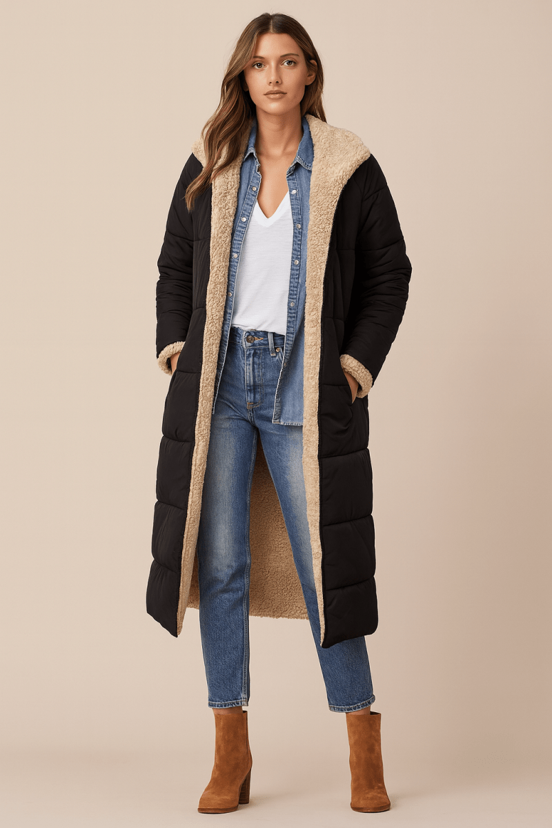 SASHA | SOFT AND LUSH REVERSIBLE COAT