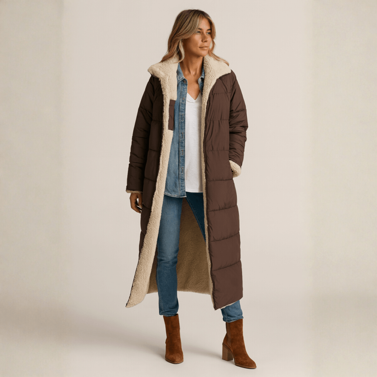 SASHA | SOFT AND LUSH REVERSIBLE COAT