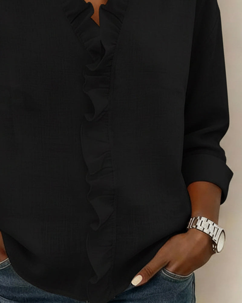 Dorothy | Classic Ruffled Blouse