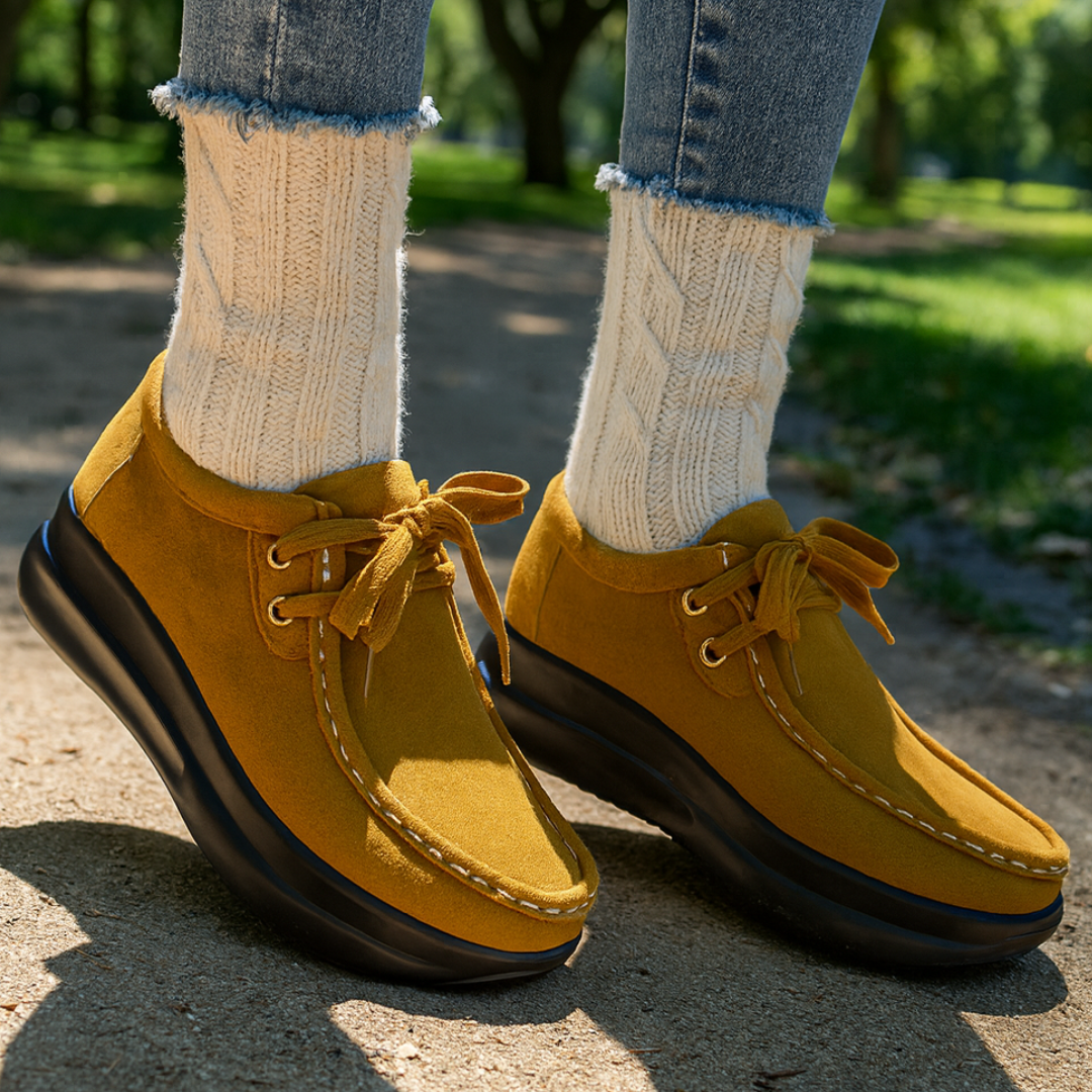 Tonja – Lace Up Shoes With Non Slip Sole