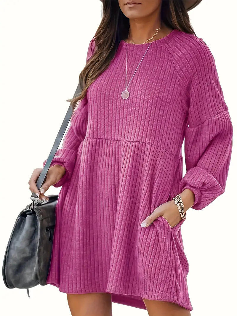 Casual Winter Mini Dress for Women