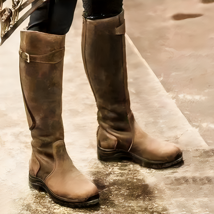 SAELA – LEATHER STYLISH BOOTS