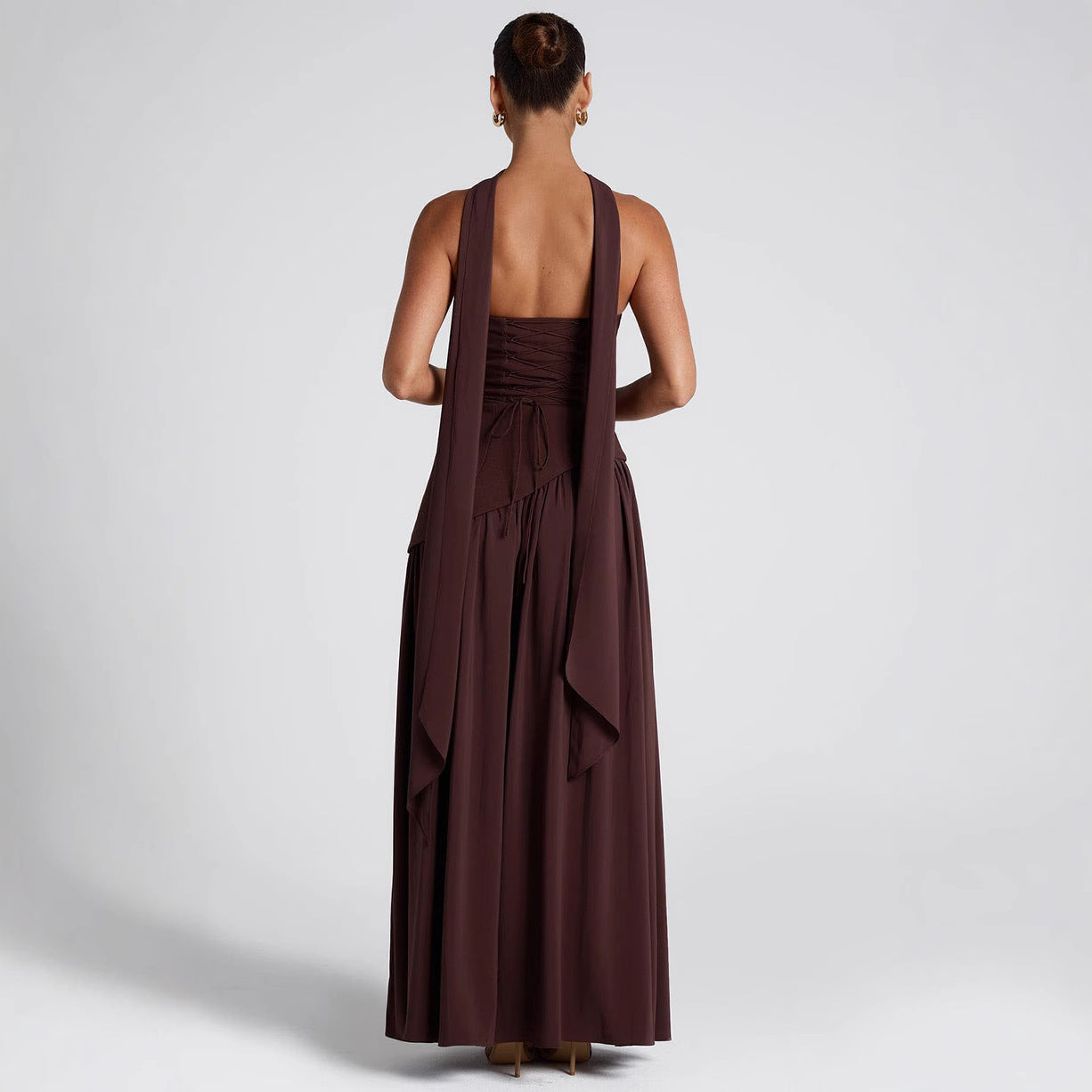 Strapless Cocktail Dress with Asymmetrical Skirt