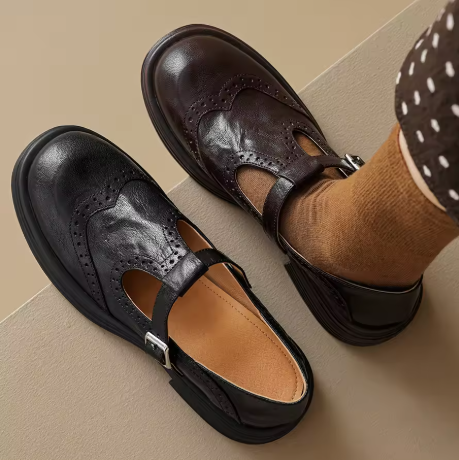 Marielle | Elegant Mary Janes Made Of Leather