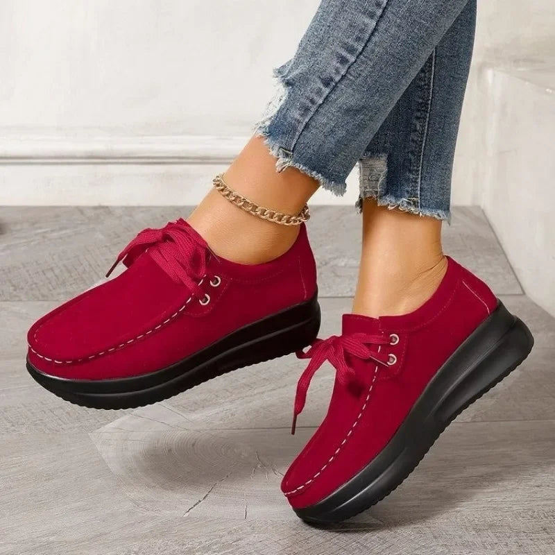 Tonja – Lace Up Shoes With Non Slip Sole