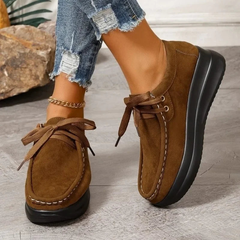 Tonja – Lace Up Shoes With Non Slip Sole