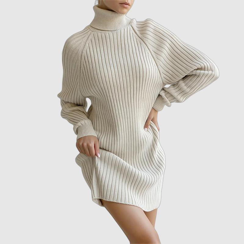 Women's Ribbed Knit Bodycon Sweater Dress