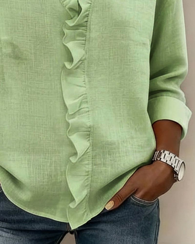 Dorothy | Classic Ruffled Blouse