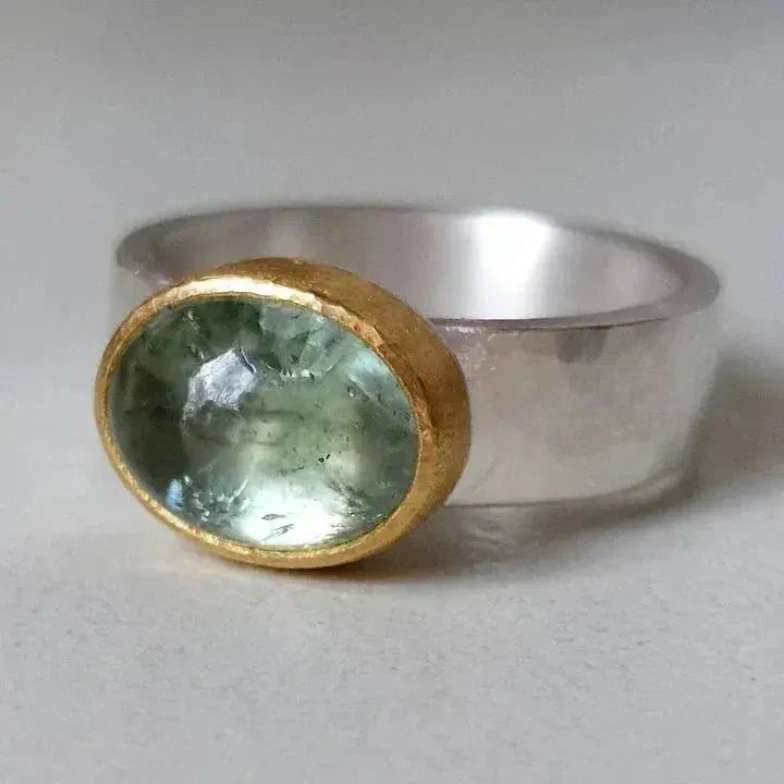 HANDMADE VINTAGE GREEN RING
