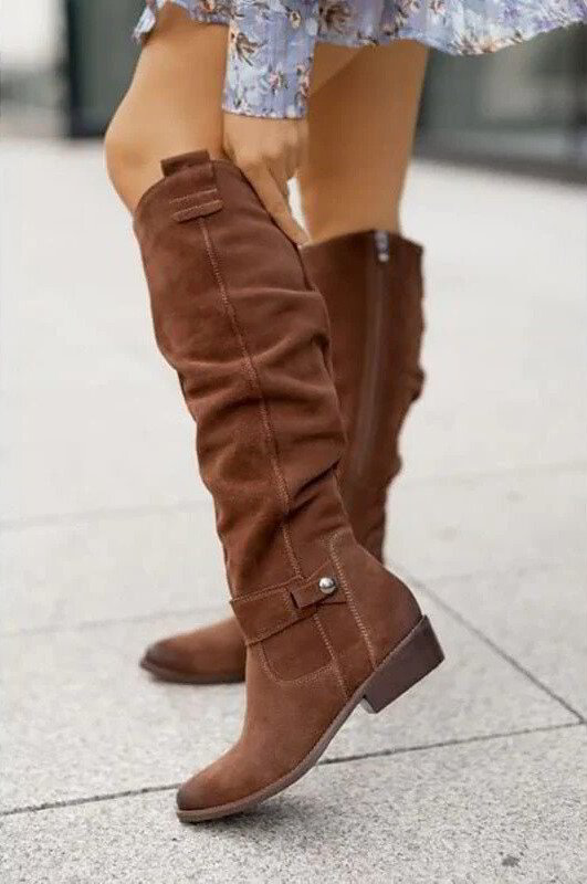Fashion Boots - Women's Knee-High Boots, Stylish and Comfortable for All Seasons