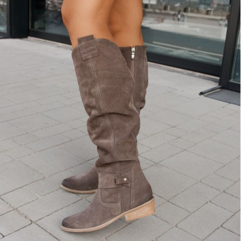 Fashion Boots - Women's Knee-High Boots, Stylish and Comfortable for All Seasons